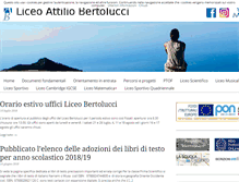 Tablet Screenshot of liceoattiliobertolucci.org